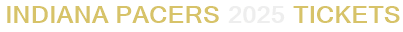 Indiana Pacers 2026 Tickets